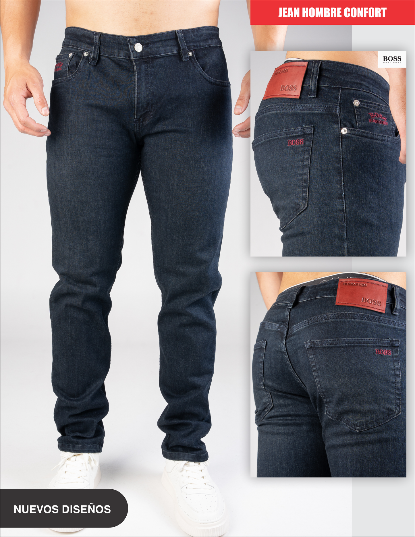 Jeans hombre premium Hugo Boss Azul Neworleans