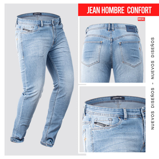 Jeans  hombre premium dsl Azul claro