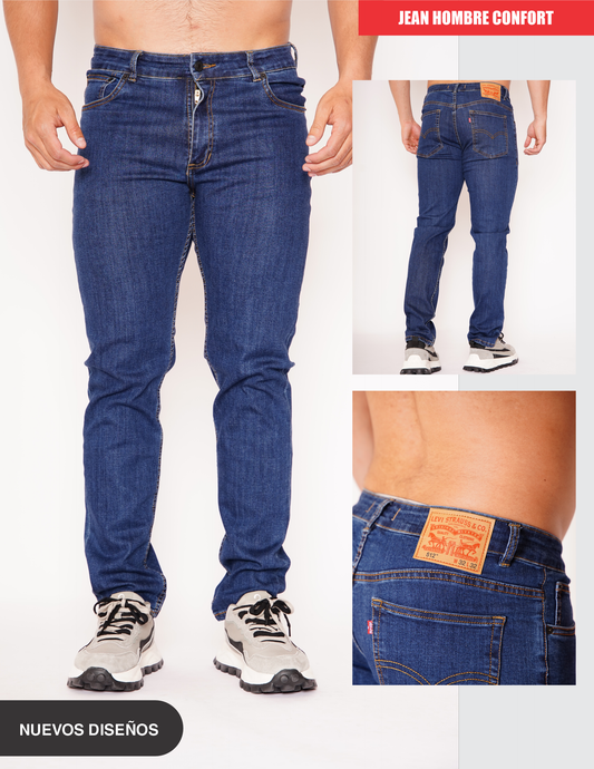 Jeans  hombre premium Levis Strauss Azul Stone