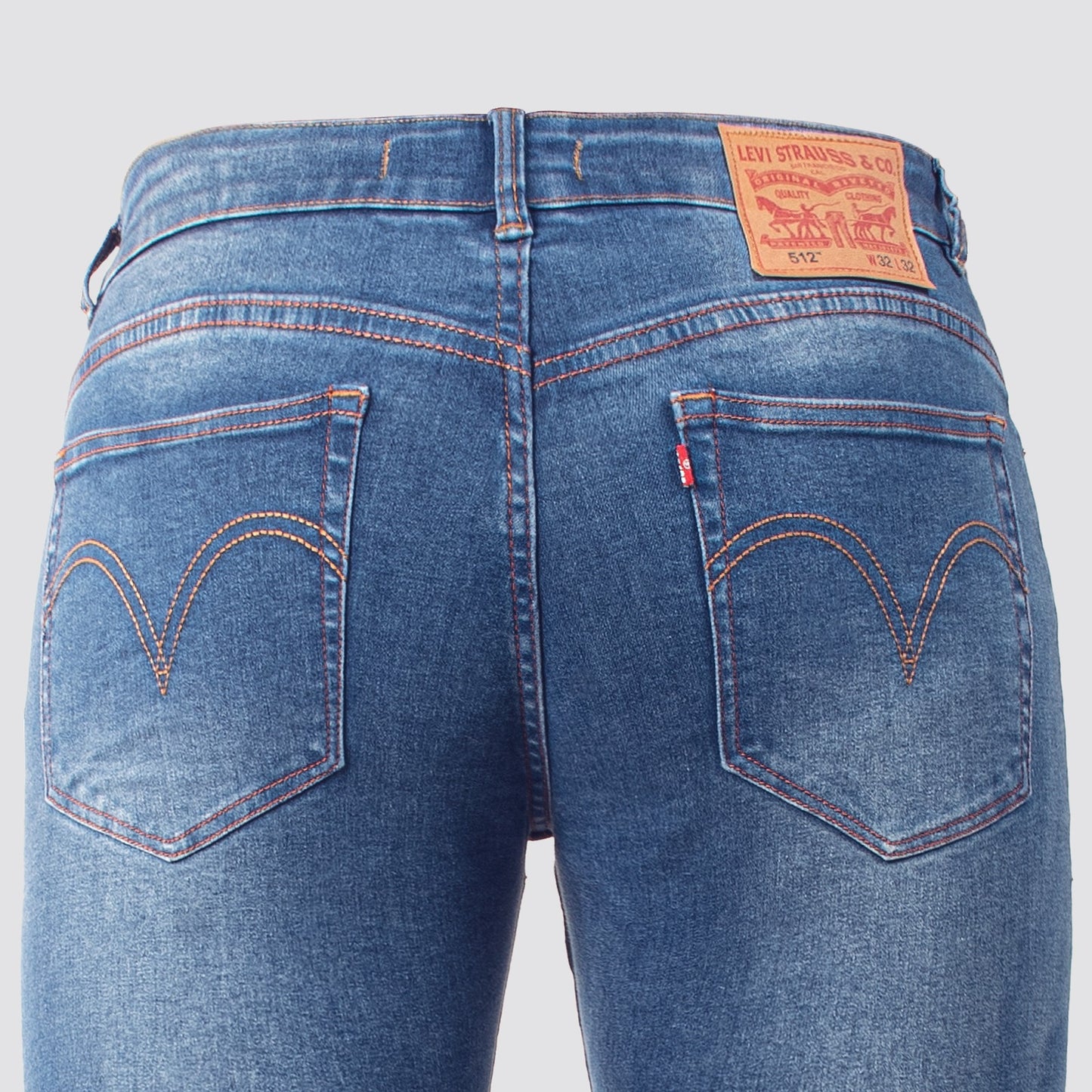 Jeans  hombre premium Lv azul medio